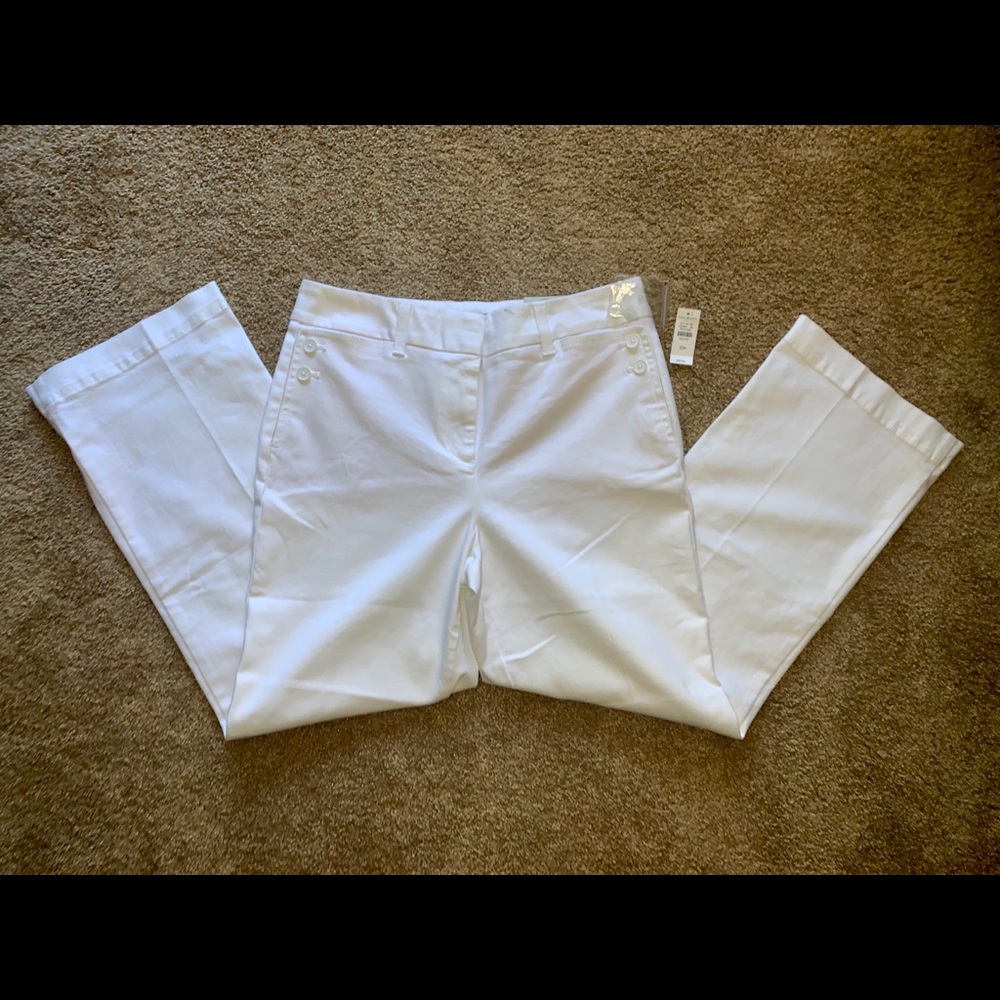 White Talbot Trousers Size 10p, 8p and 12p